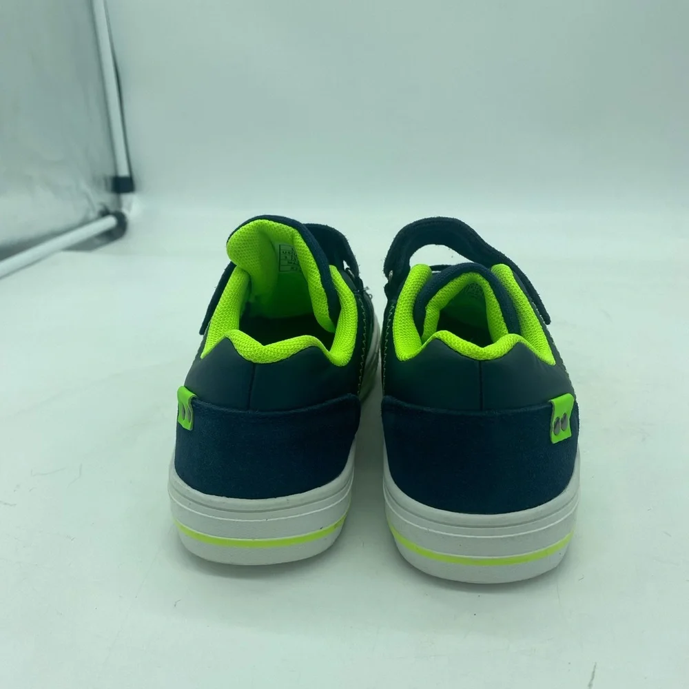 Boys shoes, navy blue and green snickers - Picture 8 of 8